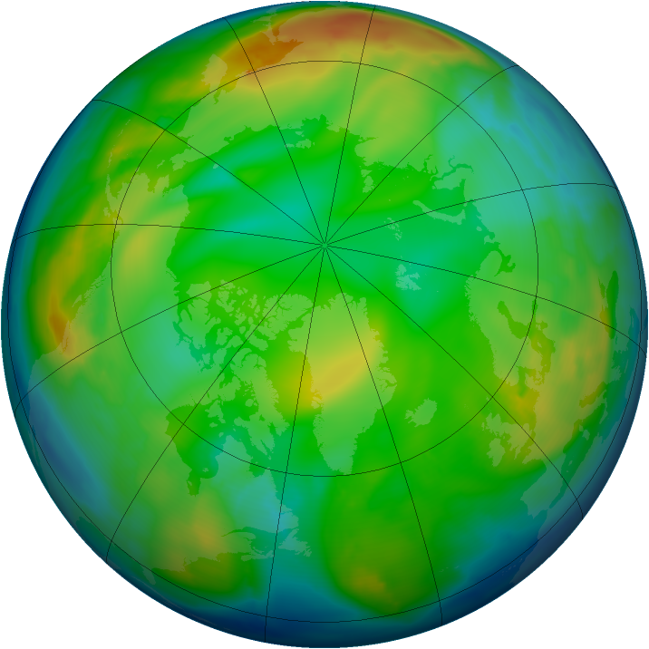 Arctic ozone map for 14 December 2010